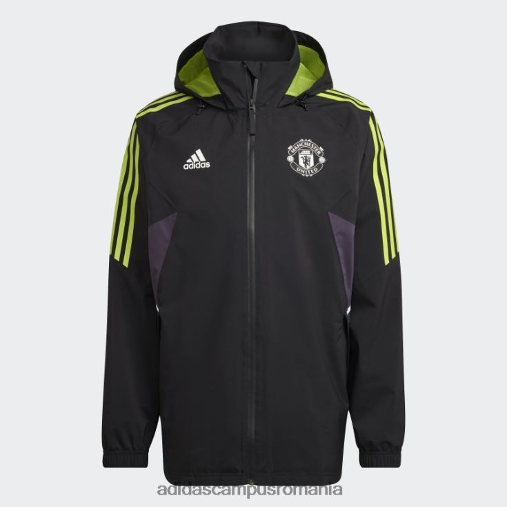 adidas campus romania jacheta de ploaie manchester united condivo 22 neagra bărbați negru J266N214173