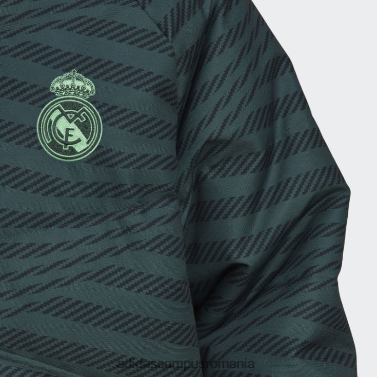 adidas campus romania jacheta de puf real madrid neagra bărbați negru/verde J266N214233