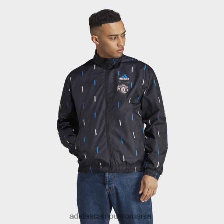 adidas campus romania jacheta manchester united anthem neagra adidas bărbați negru J266N213434