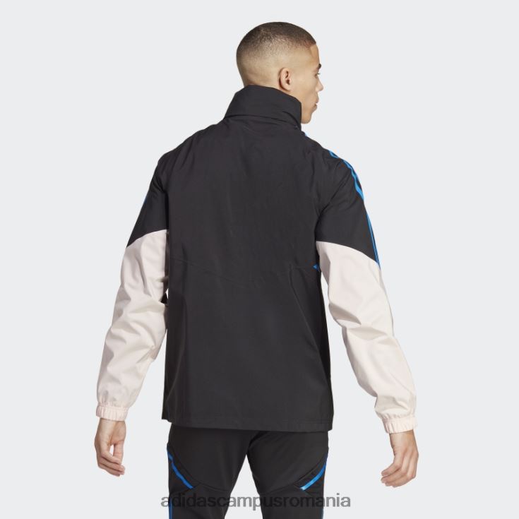 adidas campus romania jacheta manchester united condivo 22 storm neagra bărbați negru/roz glacial J266N214054