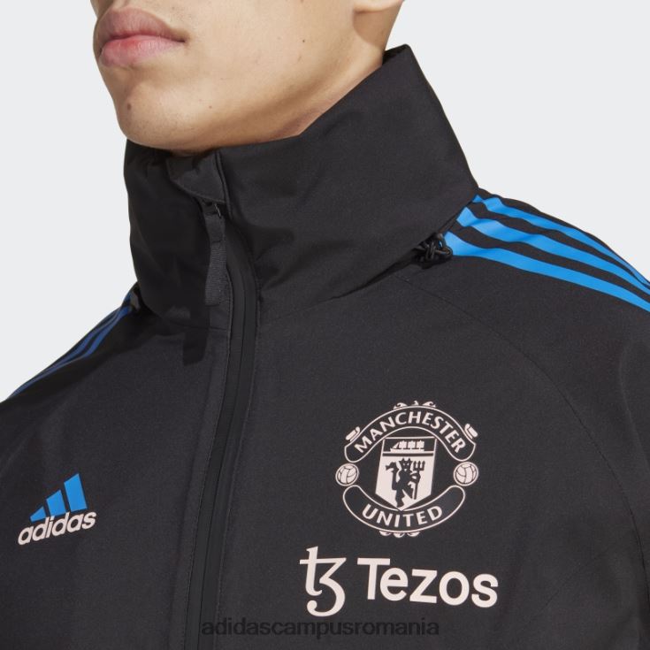 adidas campus romania jacheta manchester united condivo 22 storm neagra bărbați negru/roz glacial J266N214054