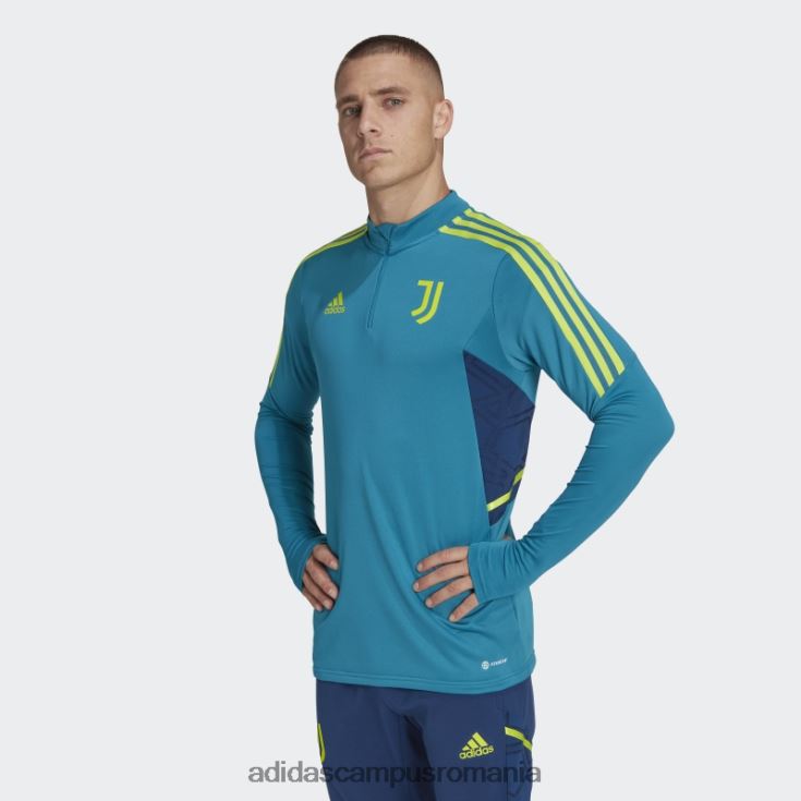 adidas campus romania juventus condivo 22 training top teal bărbați teal J266N214240