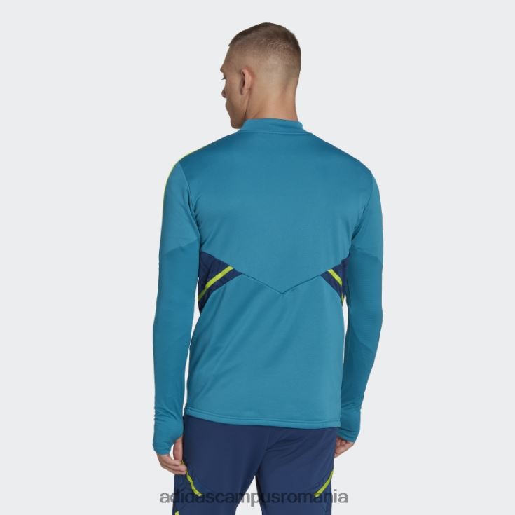 adidas campus romania juventus condivo 22 training top teal bărbați teal J266N214240