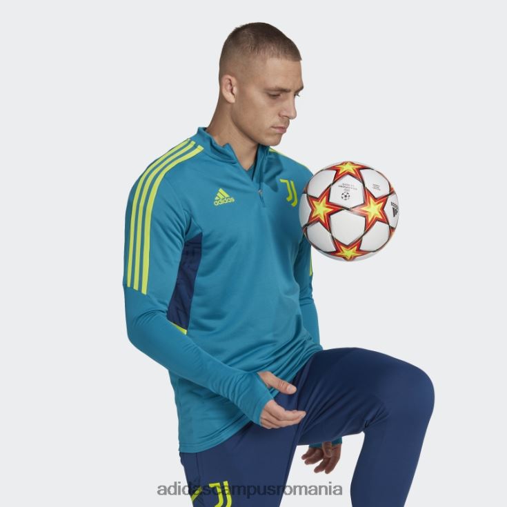 adidas campus romania juventus condivo 22 training top teal bărbați teal J266N214240
