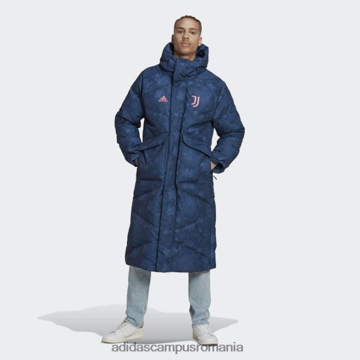 adidas campus romania juventus lifestyler jos haină noapte indigo bărbați night indigo/tech indigo J266N214246