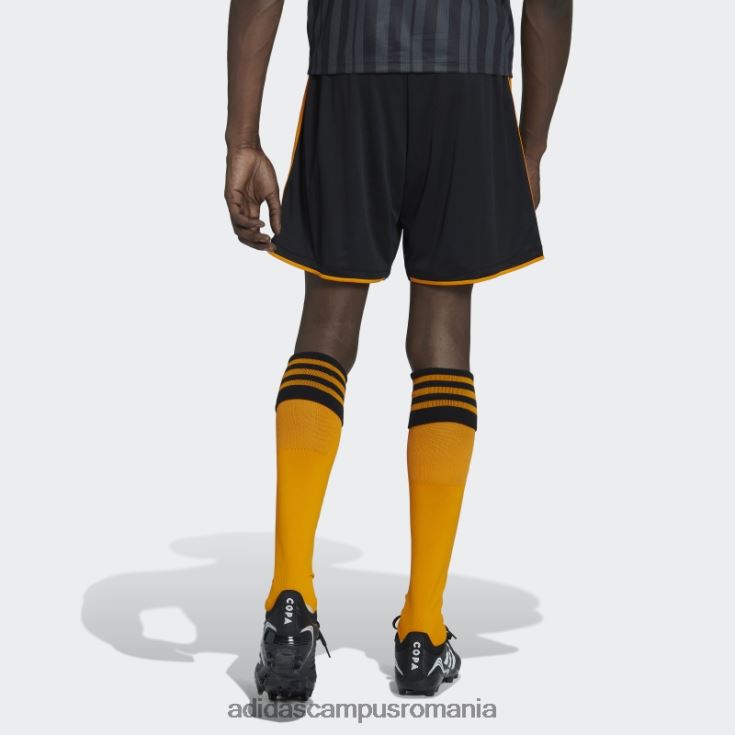 adidas campus romania leeds united fc 22/23 treilea pantaloni scurți negru bărbați negru J266N214251