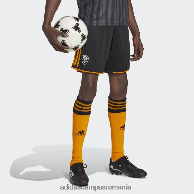 adidas campus romania leeds united fc 22/23 treilea pantaloni scurți negru bărbați negru J266N214251
