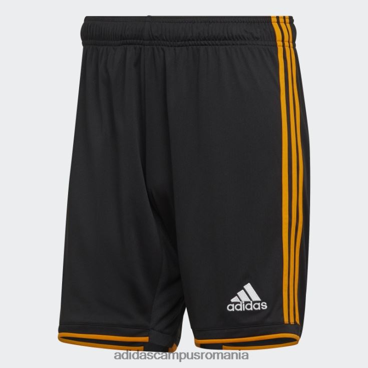 adidas campus romania leeds united fc 22/23 treilea pantaloni scurți negru bărbați negru J266N214251