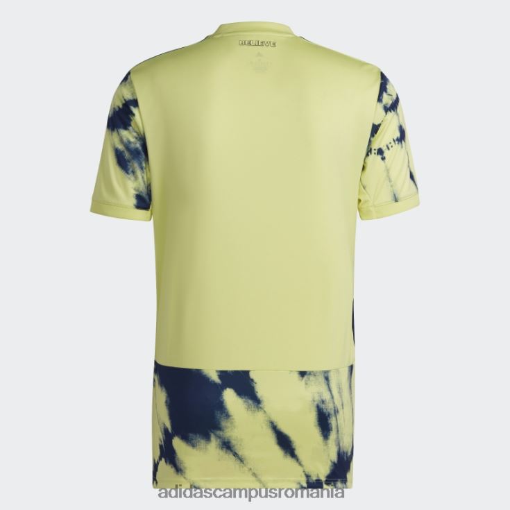 adidas campus romania leeds united fc 22/23 tricou deplasare galben bărbați galben/albastru închis J266N214155