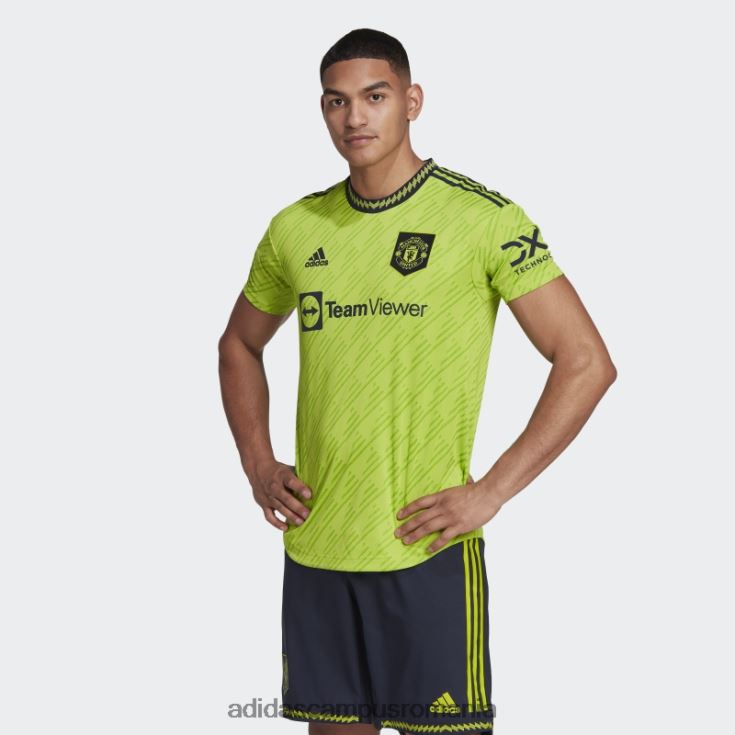 adidas campus romania manchester united 22/23 al treilea tricou autentic slime bărbați slime J266N213405