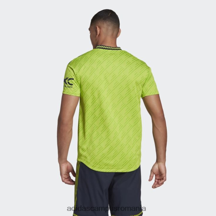 adidas campus romania manchester united 22/23 al treilea tricou autentic slime bărbați slime J266N213405