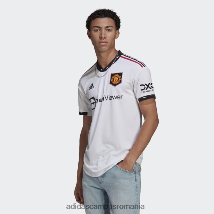 adidas campus romania manchester united 22/23 deplasare tricou autentic alb adidas bărbați alb J266N213266