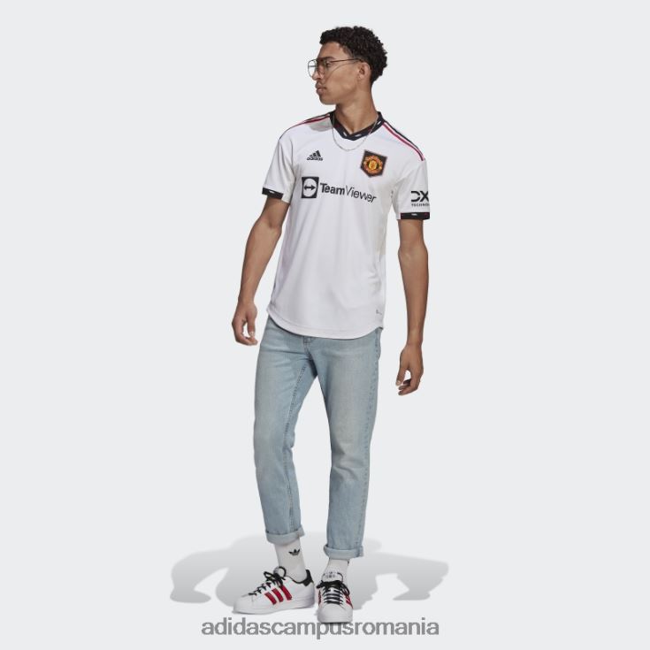 adidas campus romania manchester united 22/23 deplasare tricou autentic alb adidas bărbați alb J266N213266