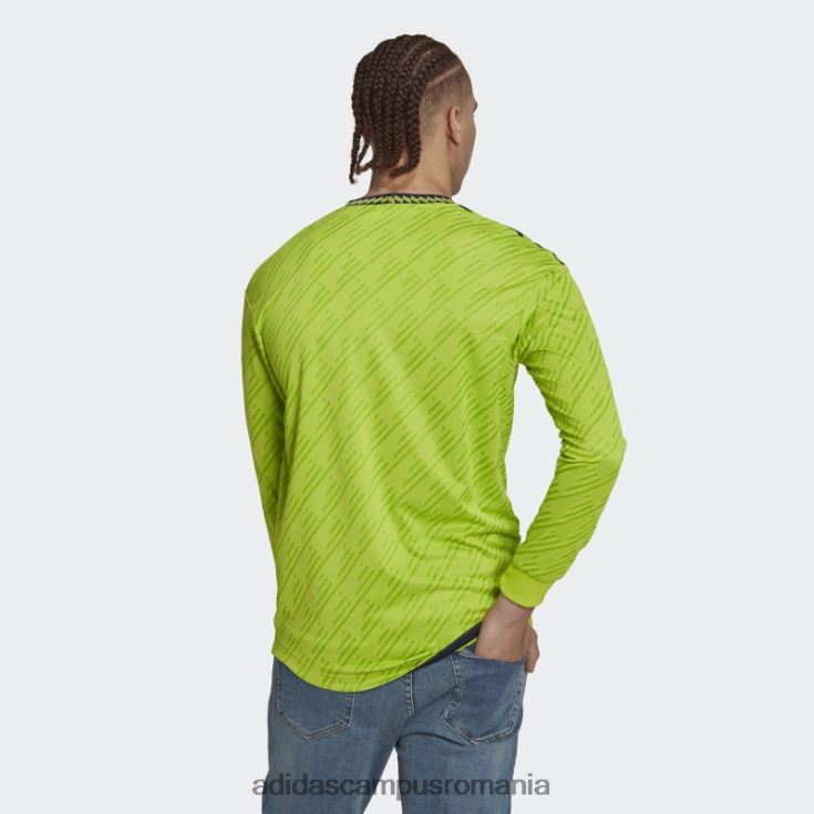 adidas campus romania manchester united 22/23 mânecă lungă treilea tricou autentic slime bărbați slime J266N213712