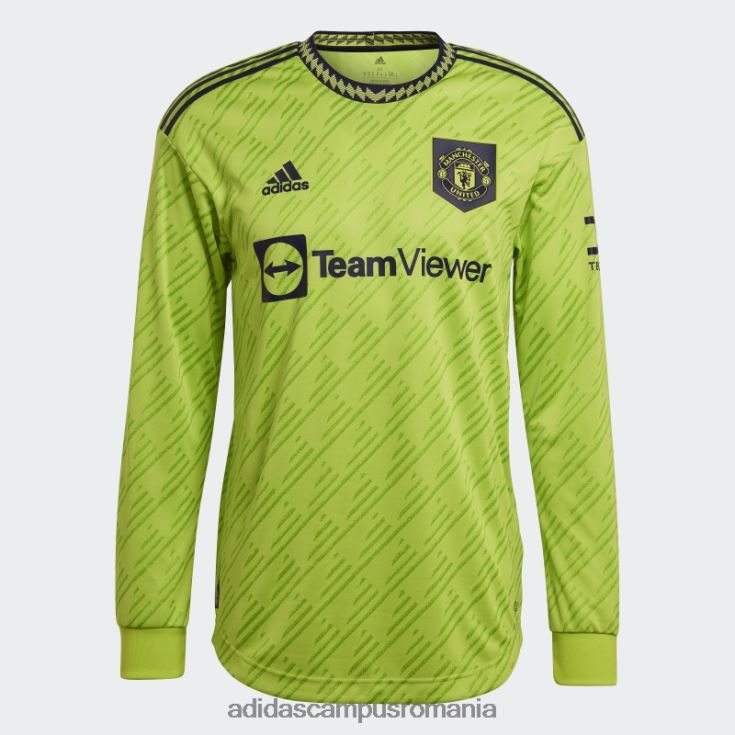 adidas campus romania manchester united 22/23 mânecă lungă treilea tricou autentic slime bărbați slime J266N213712
