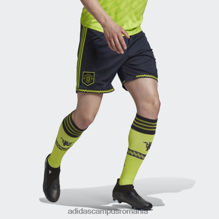 adidas campus romania manchester united 22/23 treilea pantaloni scurți ink bărbați cerneală J266N213471