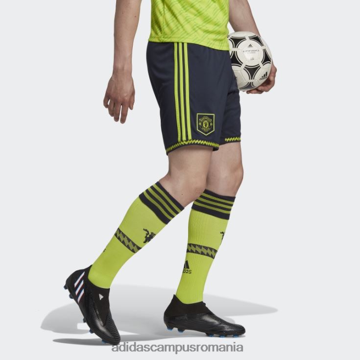 adidas campus romania manchester united 22/23 treilea pantaloni scurți ink bărbați cerneală J266N213471