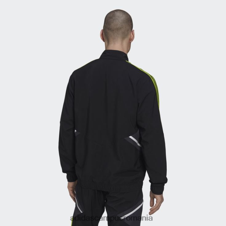 adidas campus romania manchester united condivo 22 prezentare trening top negru bărbați negru J266N213664