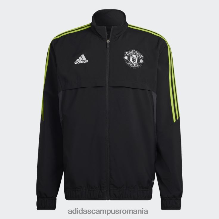 adidas campus romania manchester united condivo 22 prezentare trening top negru bărbați negru J266N213664