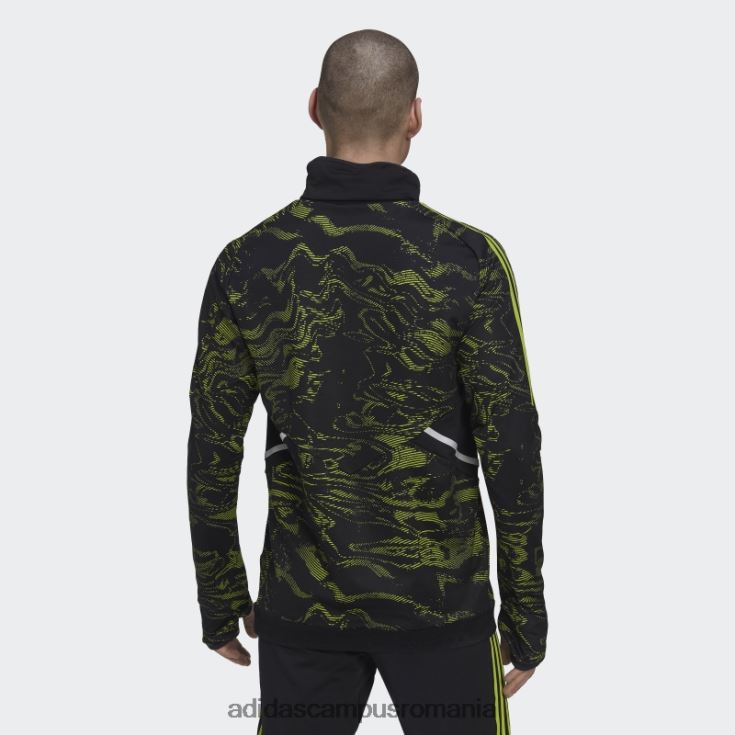 adidas campus romania manchester united condivo 22 pro warm top slime adidas bărbați slime/negru J266N214178