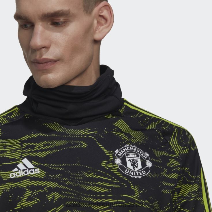 adidas campus romania manchester united condivo 22 pro warm top slime adidas bărbați slime/negru J266N214178