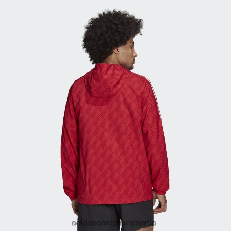 adidas campus romania manchester united dna windbreaker adidas roșu real bărbați roșu adevărat J266N215210