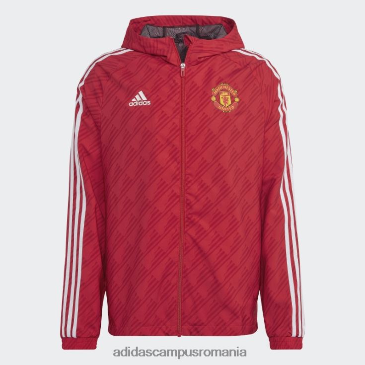 adidas campus romania manchester united dna windbreaker adidas roșu real bărbați roșu adevărat J266N215210