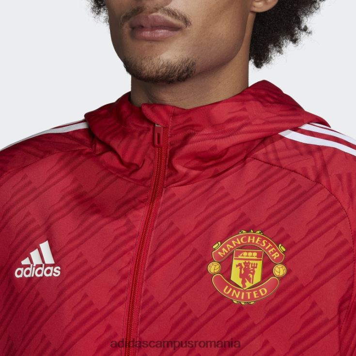 adidas campus romania manchester united dna windbreaker adidas roșu real bărbați roșu adevărat J266N215210