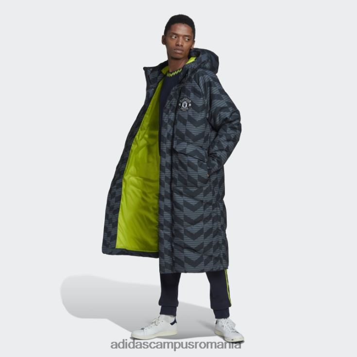 adidas campus romania manchester united lifestyler puf negru adidas bărbați negru/gri noapte J266N214046