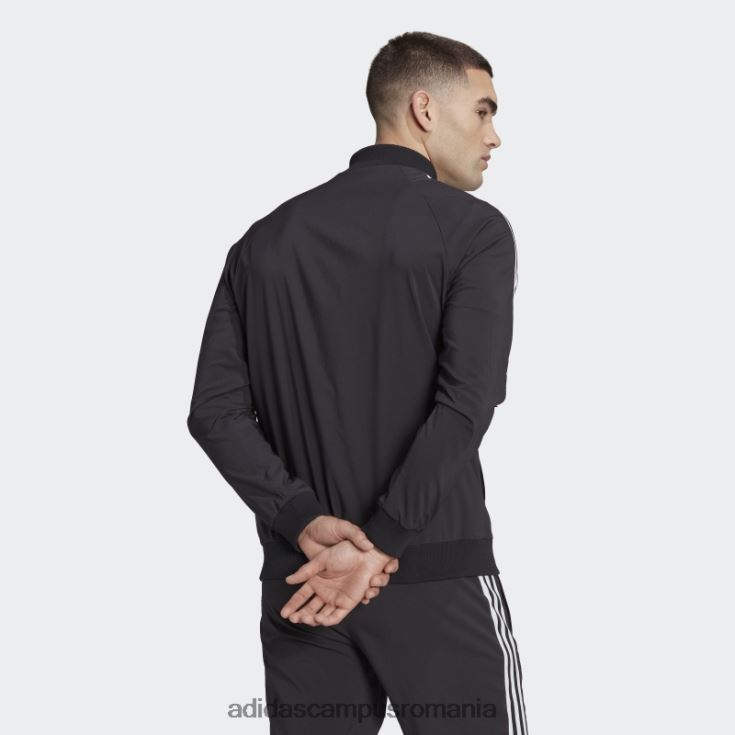 adidas campus romania manchester united tricou de călătorie negru bărbați negru J266N213982
