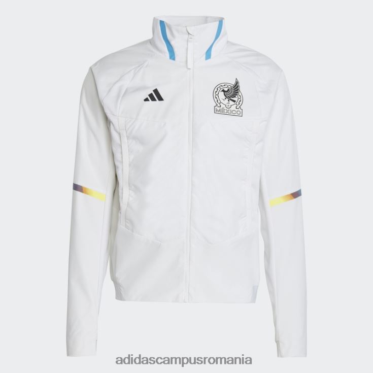 adidas campus romania mexico game day himn jachetă albă adidas bărbați alb J266N27140