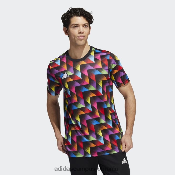 adidas campus romania mls lgbtq+ tricou pre-meci multicolor bărbați multicolor J266N213688