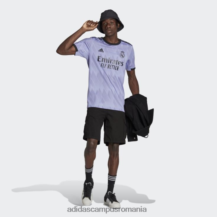 adidas campus romania mov deschis real madrid 22/23 deplasare tricou moda bărbați violet deschis J266N21450