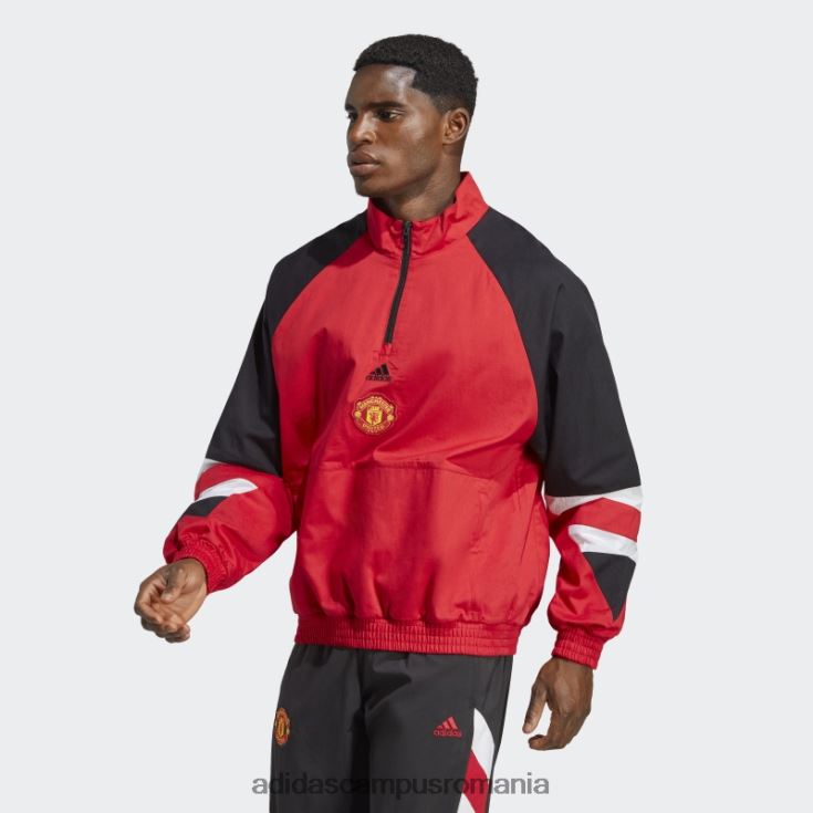 adidas campus romania mufc red manchester united icon top bărbați mufc roșu/negru J266N26005