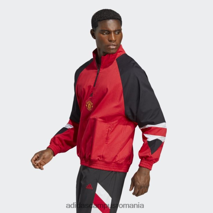 adidas campus romania mufc red manchester united icon top bărbați mufc roșu/negru J266N26005