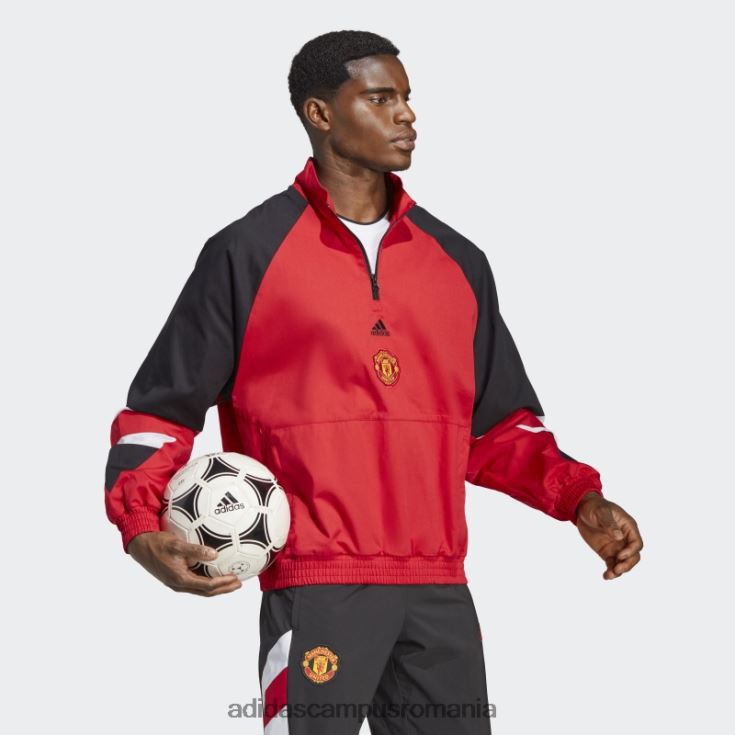 adidas campus romania mufc red manchester united icon top bărbați mufc roșu/negru J266N26005