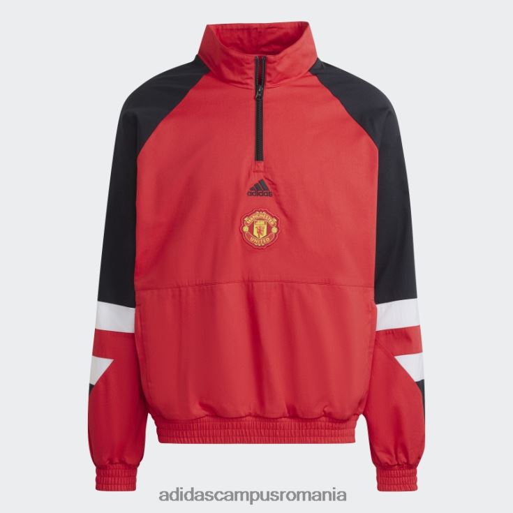 adidas campus romania mufc red manchester united icon top bărbați mufc roșu/negru J266N26005