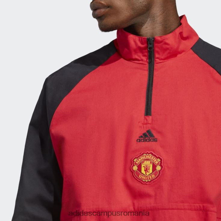 adidas campus romania mufc red manchester united icon top bărbați mufc roșu/negru J266N26005