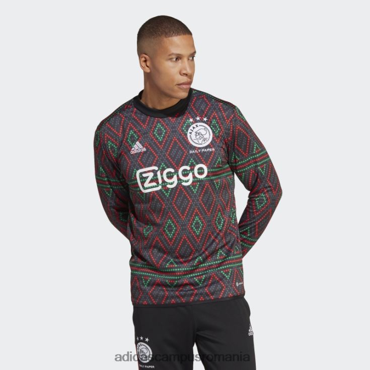adidas campus romania negru ajax amsterdam x Daily Paper pre-meci top cald adidas bărbați alb negru J266N214175