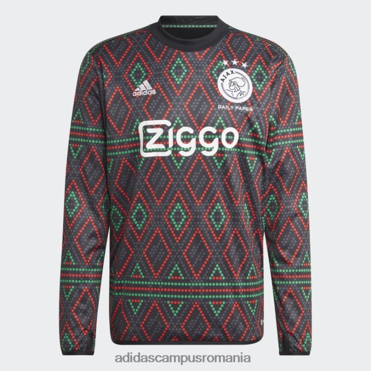 adidas campus romania negru ajax amsterdam x Daily Paper pre-meci top cald adidas bărbați alb negru J266N214175