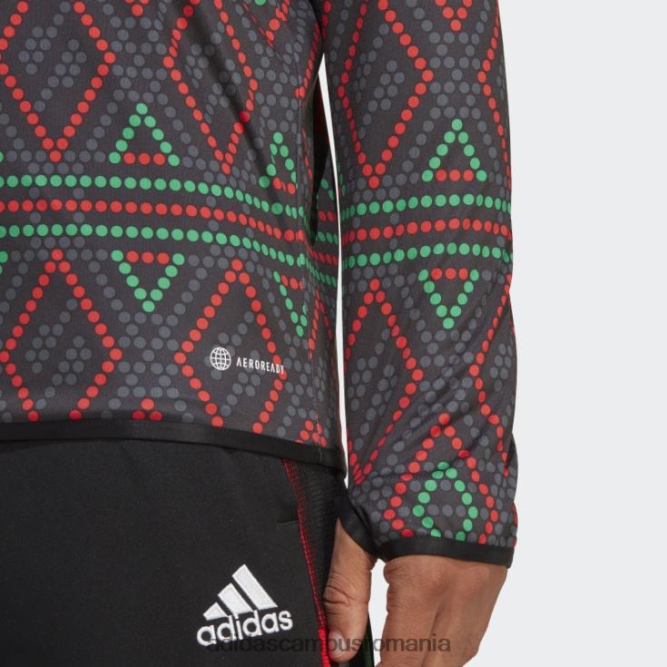adidas campus romania negru ajax amsterdam x Daily Paper pre-meci top cald adidas bărbați alb negru J266N214175
