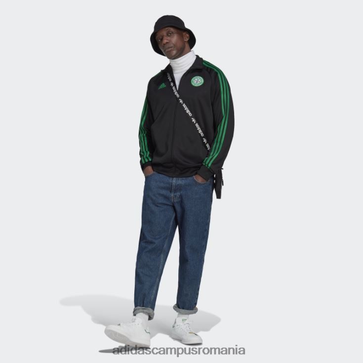 adidas campus romania negru celtic fc dna track top bărbați negru J266N214195