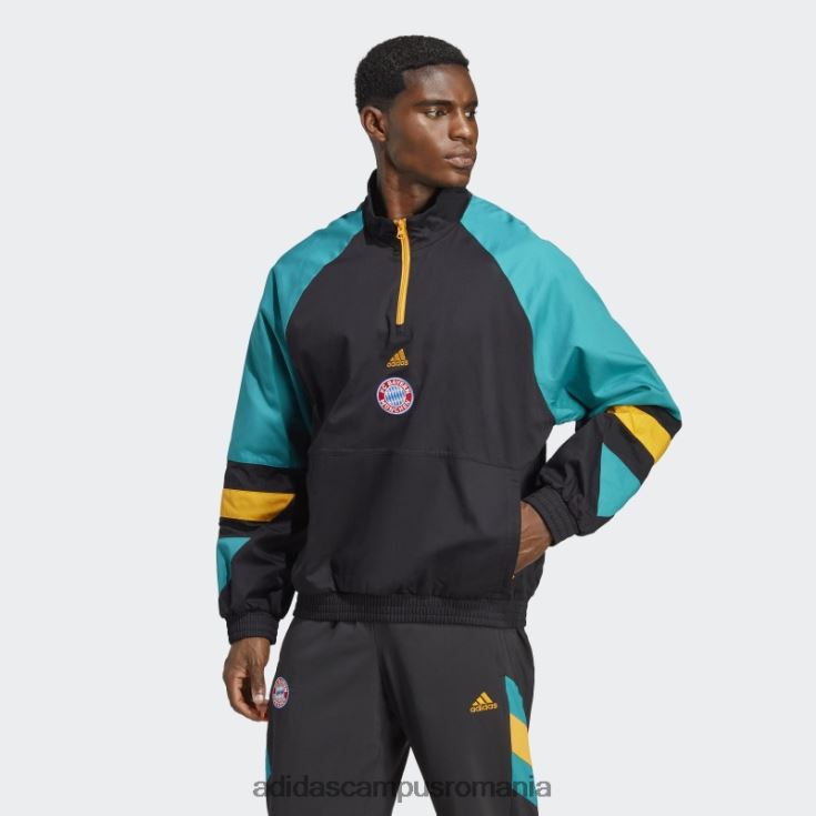 adidas campus romania negru fc bayern pictograma top bărbați negru/verde egal J266N25890