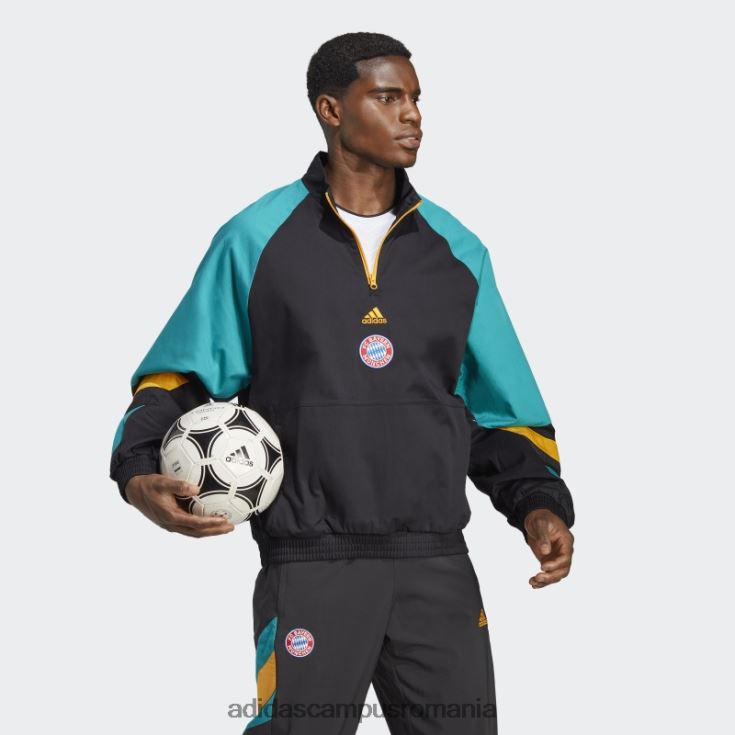 adidas campus romania negru fc bayern pictograma top bărbați negru/verde egal J266N25890