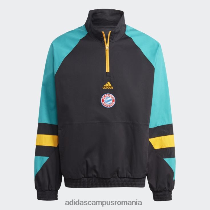 adidas campus romania negru fc bayern pictograma top bărbați negru/verde egal J266N25890