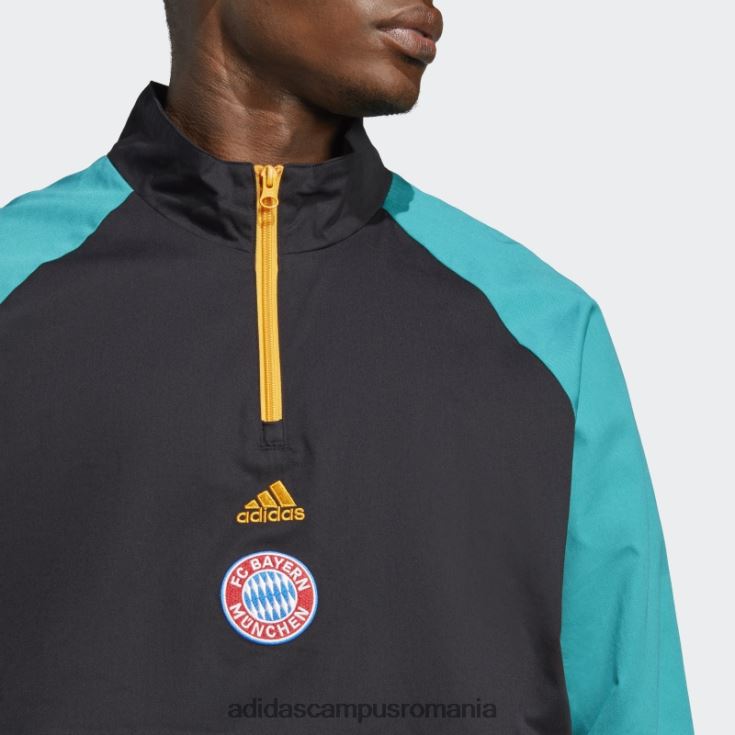 adidas campus romania negru fc bayern pictograma top bărbați negru/verde egal J266N25890
