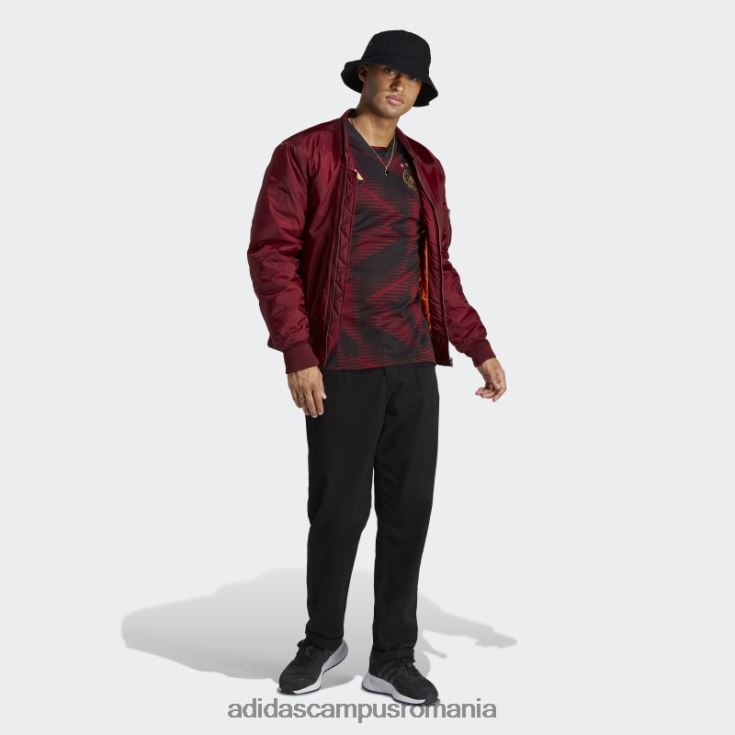 adidas campus romania negru germania 22 deplasare tricoul fierbinte bărbați negru J266N26429
