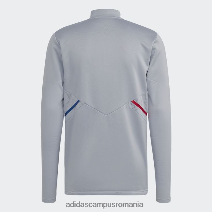 adidas campus romania olympique lyonnais tiro 21 top de antrenament argint bărbați argint J266N214179