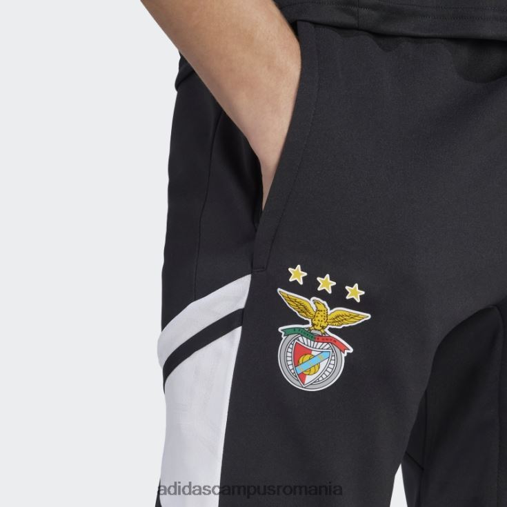adidas campus romania pantaloni de antrenament benfica condivo negri eleganti bărbați negru J266N214114