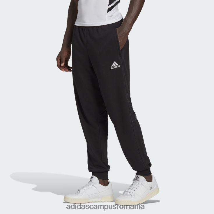 adidas campus romania pantaloni de trening condivo 22 negru bărbați alb negru J266N213678